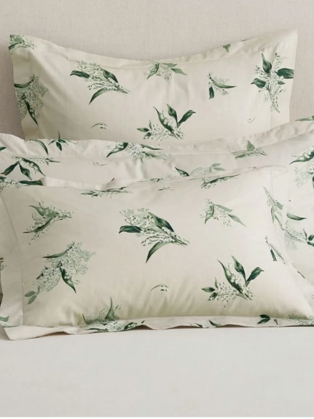 Pottery Barn Monique Lhuillier Cotton King Sham Lily of the Valley